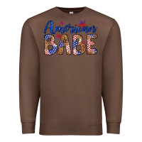 Chestnut american babe Premium Sweatshirt - LillyAllenDesigns