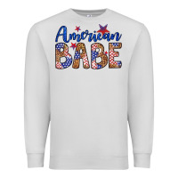 Dove Grey american babe Premium Sweatshirt - LillyAllenDesigns