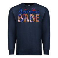 Navy american babe Premium Sweatshirt - LillyAllenDesigns