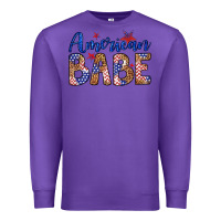 Purple american babe Premium Sweatshirt - LillyAllenDesigns