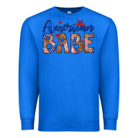 True Royal american babe Premium Sweatshirt - LillyAllenDesigns