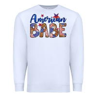 White american babe Premium Sweatshirt - LillyAllenDesigns