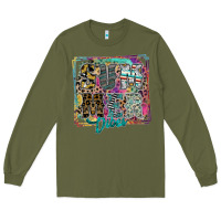 Army Green summer vibes Long Sleeve Tee - SublimationCraftShop