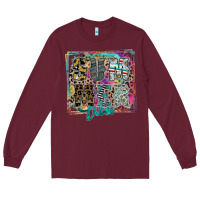 Burgundy summer vibes Long Sleeve Tee - SublimationCraftShop