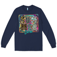 Navy summer vibes Long Sleeve Tee - SublimationCraftShop