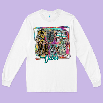 Summer Vibes Long Sleeve Tee Designed By Sublimationcraftshop