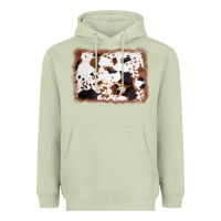 Matcha cowhide background Heavyweight Hoodie - AdoDesignShop