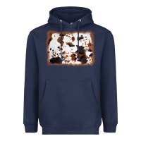 Navy cowhide background Heavyweight Hoodie - AdoDesignShop