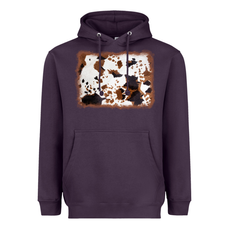 Cowhide Background Heavyweight Hoodie by AdoDesignShop | Teevron
