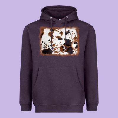 Cowhide Background Heavyweight Hoodie Designed By Adodesignshop