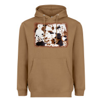 Toasted Coconut cowhide background Heavyweight Hoodie - AdoDesignShop