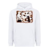 White cowhide background Heavyweight Hoodie - AdoDesignShop