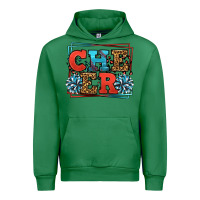 Emerald Cheer Baseball stitchs Urban Hoodie - LillyAllenDesigns