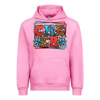 Fuchsia Pink Cheer Baseball stitchs Urban Hoodie - LillyAllenDesigns