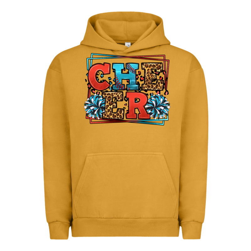 Cheer Baseball Stitchs Urban Hoodie by LillyAllenDesigns | Teevron