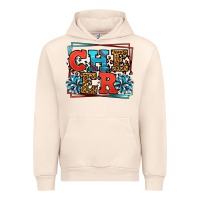 Sandshell Cheer Baseball stitchs Urban Hoodie - LillyAllenDesigns