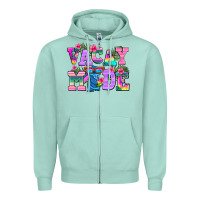 Seafoam vacay mode Zipper Hoodie - AdoDesignShop