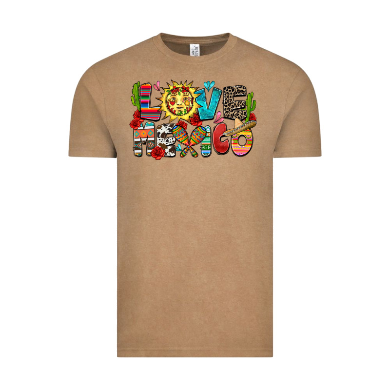 Love Mexico Vintage Tee by Zillion Design Studio | Teevron
