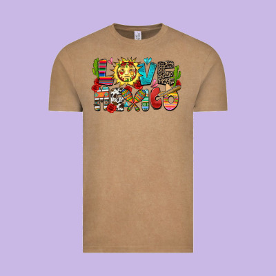 Love Mexico Vintage Tee Designed By Zillion Design Studio