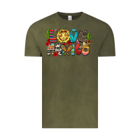 Vintage Olive love mexico Vintage Tee - Zillion Design Studio
