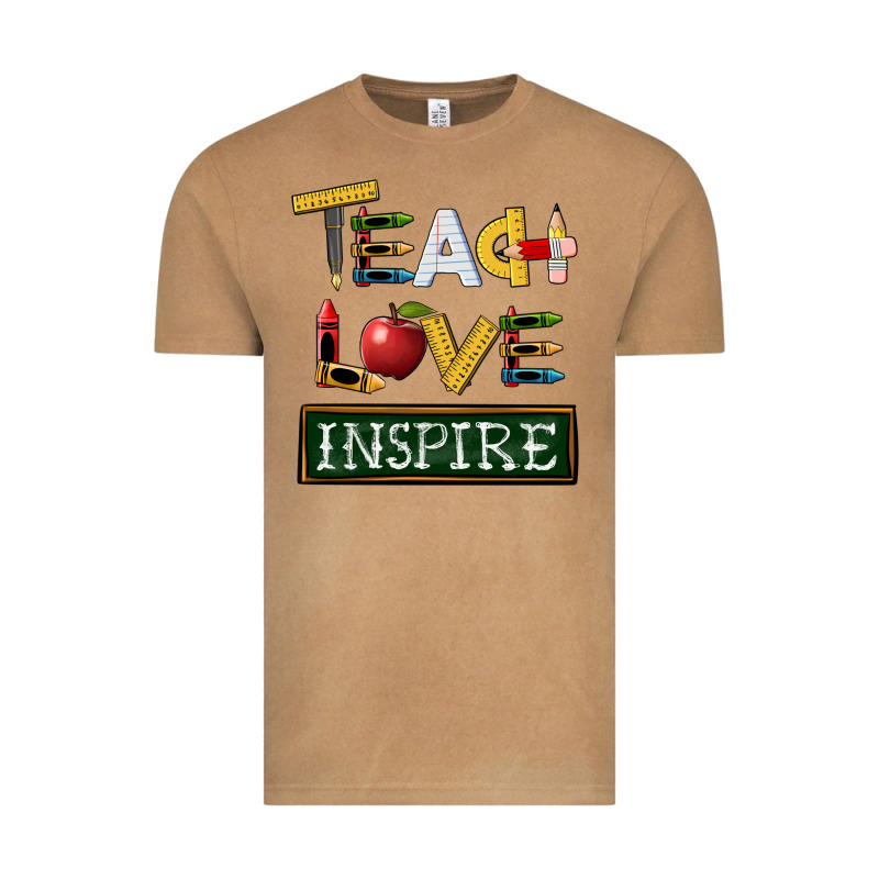 Teach Love Inspire Vintage Tee by BarkalooDesign | Teevron