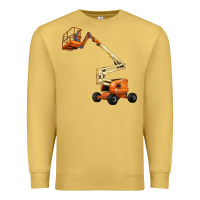 Antique Gold Boom Lift Premium Sweatshirt - LillyAllenDesigns
