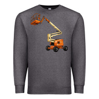Charcoal Heather Boom Lift Premium Sweatshirt - LillyAllenDesigns