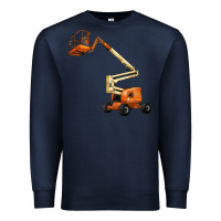 Navy Boom Lift Premium Sweatshirt - LillyAllenDesigns