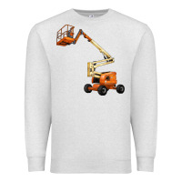 Oatmeal Heather Boom Lift Premium Sweatshirt - LillyAllenDesigns