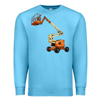 Ocean Blue Boom Lift Premium Sweatshirt - LillyAllenDesigns