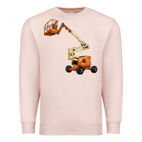 Pale Pink Boom Lift Premium Sweatshirt - LillyAllenDesigns