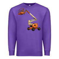 Purple Boom Lift Premium Sweatshirt - LillyAllenDesigns