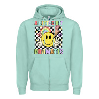 Seafoam a little bit dramatic Zipper Hoodie - JahusDesignShop