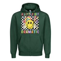 Sports Green a little bit dramatic Zipper Hoodie - JahusDesignShop