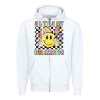 White a little bit dramatic Zipper Hoodie - JahusDesignShop