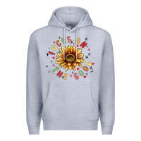 Heather Grey focus on the good Premium Hoodie - MaliasSmallBusiness