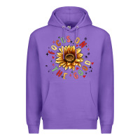 Purple focus on the good Premium Hoodie - MaliasSmallBusiness