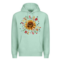 Seafoam focus on the good Premium Hoodie - MaliasSmallBusiness