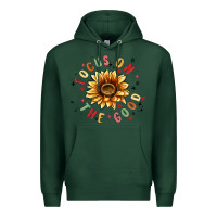 Sports Green focus on the good Premium Hoodie - MaliasSmallBusiness