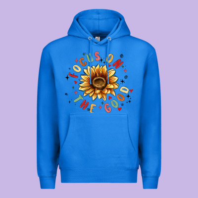 Focus On The Good Premium Hoodie Designed By Maliassmallbusiness