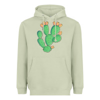 Matcha texas prickly pear cactus Heavyweight Hoodie - Artiststas