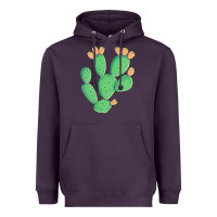 Texas Prickly Pear Cactus Heavyweight Hoodie | Teevron