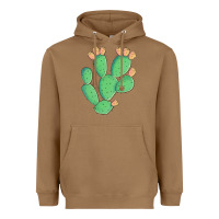 Toasted Coconut texas prickly pear cactus Heavyweight Hoodie - Artiststas