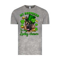 Cloud Rock st.patrick's day my shepherd is my lucky charm Vintage Tee - RanaPortraitStore