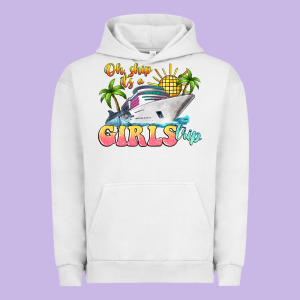 Oh Ship It's A Girls Trip Urban Hoodie Designed By Lillyallendesigns