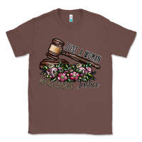 Chestnut just a woman who loves justice Classic Tee - SublimationCraftShop