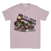 Lilac just a woman who loves justice Classic Tee - SublimationCraftShop
