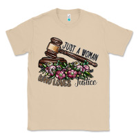 Mushroom just a woman who loves justice Classic Tee - SublimationCraftShop
