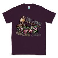 Plum just a woman who loves justice Classic Tee - SublimationCraftShop