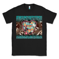 Black western nurse stethoscope turquoise leopardes Classic Tee - BarkalooDesign